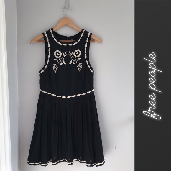 Free People Birds of a Feather Embroidered Dress - Picture 2 of 8